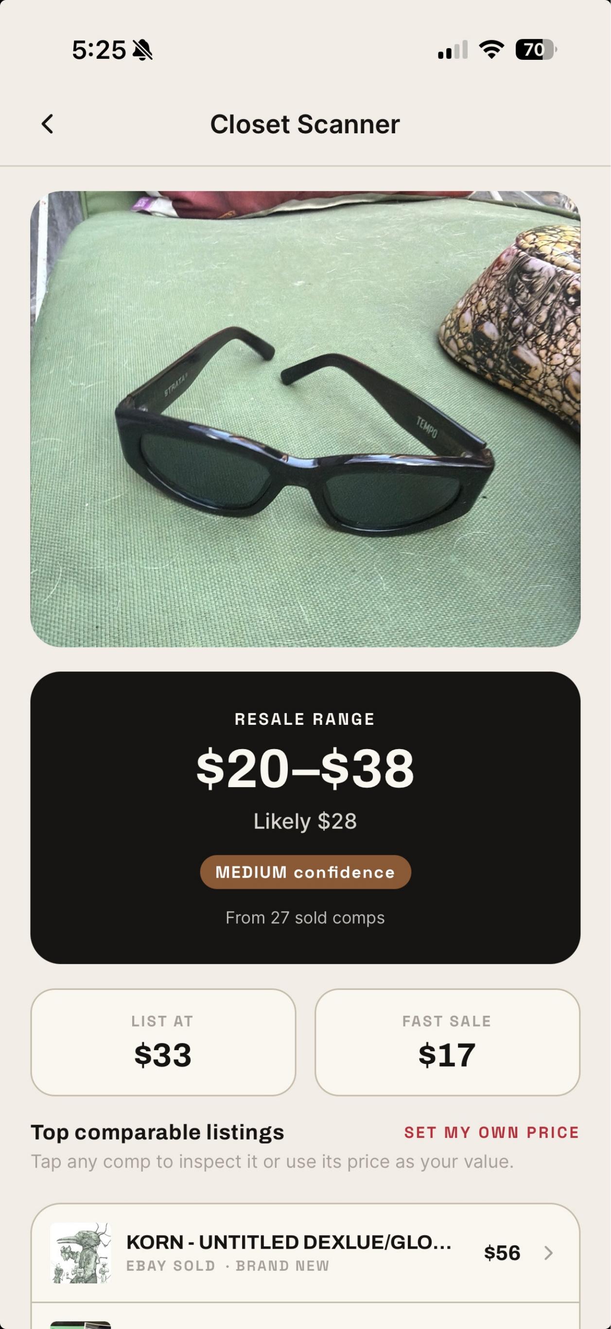Robely Closet Scanner — resale value